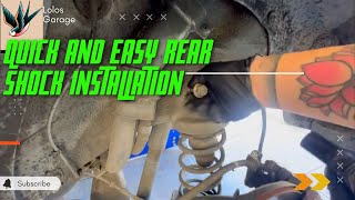 How to replace Rear Shocks Kia Rio 2012-2017, do it yourself quick and easy and save money!