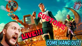 🔴Fortnite Live!!! - (FASHION SHOW & CUSTOMS) - COME HANGOUT!!!! 💬