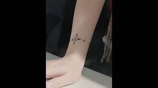 Romantic temporary tattoos under the stars #temporarytatto  #tattoo #tattooideas