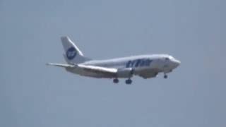 "UTair" Boeing737-524 landing at Samara(KUF)