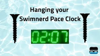 Hanging your Swimnerd Pace Clock