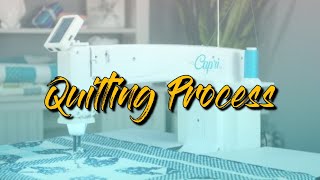 Hand Quilting Process by Long Arm Sewing Machine ➤ More Efficient Operator