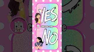 Choose YES or NO 🎁🥰😂🍀#fyp #choose #chooseone #yesorno #thisorthat #vs #yesnochallenge