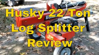 Huskee 22 Ton Log Splitter Review