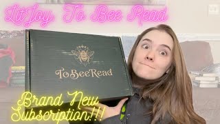 LitJoy: To Bee Read Deluxe Unboxing 🐝🐝 || February 2023 || Brand new subscription box!!!