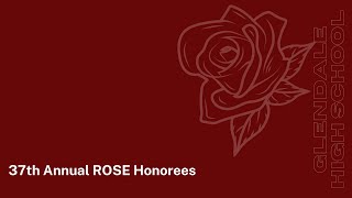 Glendale High School ROSE Honorees 2022