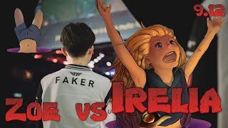 Faker - Zoe vs Irelia Mid - LoL Season 9 KR Ranked | League Of Legends