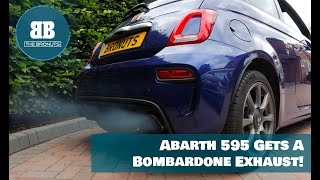 ABARTH 595 - Bombardone 2.0 Exhaust! DIY Install and Sound Comparison