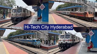 Railfanning at Hi-Tech City, Hyderabad