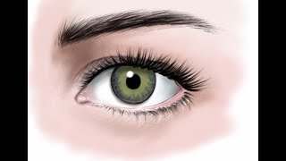 Drawing a realistic Eye with my Galaxy note 2 HD