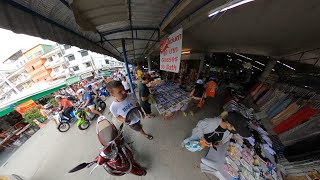 360°  Grand Hall Market  And  Buakhao Market In Pattaya 12.09.2023