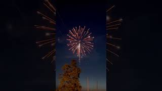 Fireworks July 5, 2023 at the Amish town Jamesport Missouri.