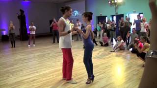 Leading and Following Kizomba Workshop Demo @ ON THE WAVE 2014_Nemanja Sonero & Laura Zaray