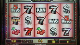 Quick Hit Platnium - $1.50 Max Bet Nice Bonus With Free Games