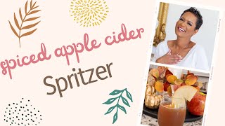 Best Fall Drink For 2024|Apple Cider Pumpkin Spice Spritzer 😄