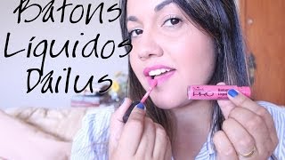 [BBD28] Batons Líquidos Dailus x Velvetines Lime Crime