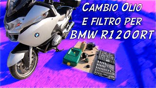 BMW R 1200 cambio olio e filtro motore