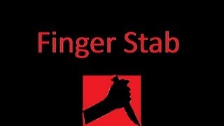 Finger Stab - Card Trick Performance