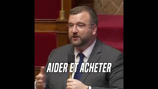 Grégoire de Fournas recadre le Gouvernement qui assume d'organiser la concurrence déloyale.