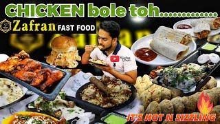 CHICKEN BOLE TOH.. ZAFRAN FAST FOOD| THE ULTIMATE CHICKEN EXPERIENCE IN BHOPAL| MALAI TANGDI N GRILL