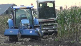 Loonbedrijf van der Maas, mais hakselen in Zierikzee [720p]