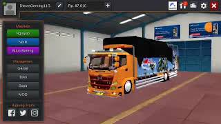 Review Truck Hino 500 Di Game Bus Simulator Indonesia