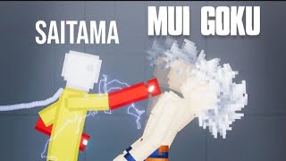 Saitama vs MUI Goku [Rematch] People Playground