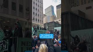 "Nobody" shows up to the NY Liberty parade