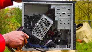 Restoration Old Computer Rescued from the Dump | Restoring Dusty PC ASUS Mainboard AMD