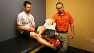 Ankle Plantar Flexion Stretch | Thera Band