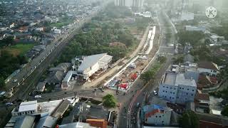 Drone View Kawasan, Margonda - Stasiun Depok Lama. By Fimi X8 SE 2020