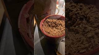 Grind dried herbs spices & Reishi tea in coffee grinder #mushrooms #herbalism #mycology