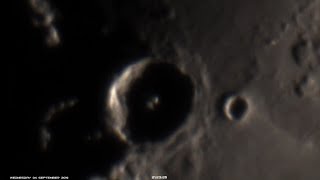 Explorando la Luna con telescopio #11) Luna creciente [04/09/2019]