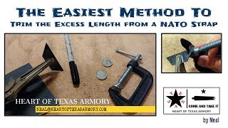 The Easiest and Most precise way to trim your NATO / Zulu Straps!