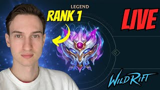 Wild Rift - Rank 1 Rush! Top 100 atm mic cam ON