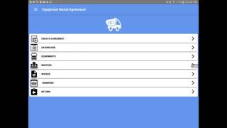 Equipment Rental Agreement App - Introduction