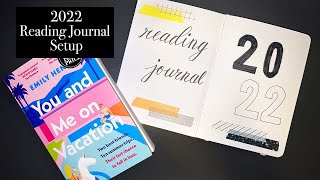 MY 2022 READING JOURNAL SETUP - goals, stats and more!! | ArtStudentLife