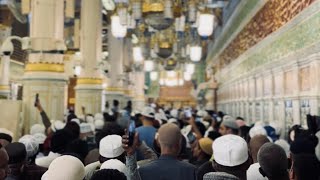 Walking around Masjid an Nabawi | 3 min relaxing video of masjid an Nabawi on Ramadan27 |pov |