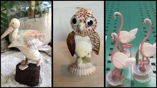 Beautiful seashell animals art and craft ideas