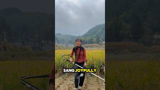 The Magic of Nature: A Girl Dancing in the Rice Fields