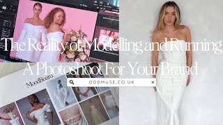 The Reality of Modelling and Running A Photoshoot For Your Brand | Bridal Shoot Vlog