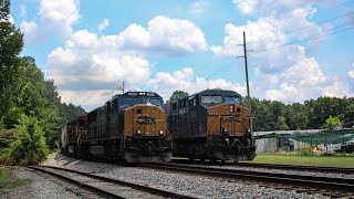 CSX July Tuesday Charlotte Sub Railfanning at Duke, Cherryville, & Bostic 7/10/24