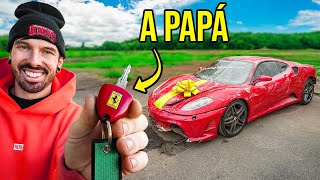 RECONSTRUÍ UN FERRARI DESTRUCIDO Y LUEGO SE LO DÉ A MI PAPÁ