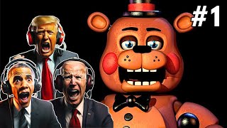 US Presidents Play Five Nights at Freddy's 2 (FNAF 2) Part 1