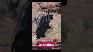 Car Crash from Hill - BeamNGDrive #shorts #beamngdrive #beamngcrash