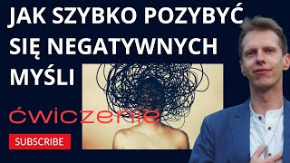 Jak Szybko Pozbyć Się Negatywnych Myśli | Ćwiczenie z Hipnoterapeutą #MateuszBajerski #shorts