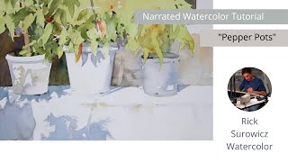 Watercolor Tutorial, "Pepper Pots"