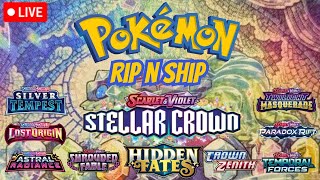 LIVE Pokemon RIP N SHIP! STELLAR CROWN RELEASE!