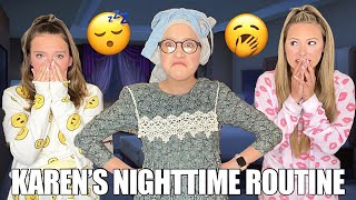 WE SNUCK INTO KARENS HOUSE TO SEE HER NIGHTTIME/SKINCARE ROUTINE 🫣😴