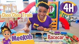 Meekah’s Train Adventure: Building Bridges at Kinderland | 4 HR OF MEEKAH! | Educational Videos